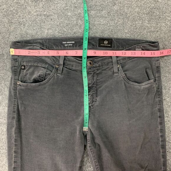 AG Adriano Goldschmied Legging Super Skinny Pant Womens 28 Gray Low Rise Stretch - Picture 6 of 12
